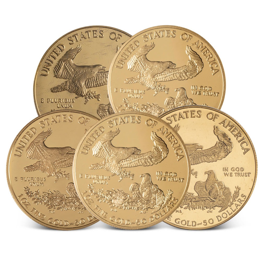 1 oz Proof American Gold Eagle Coins (Random Year, Capsules Only) - Image 2