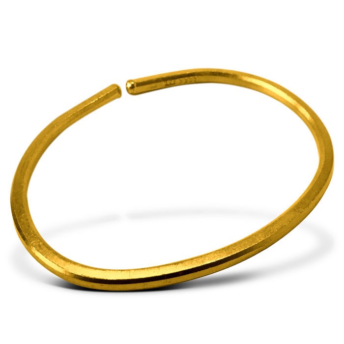 1 oz Smooth Gold Bullion Bracelet (New in Plastic) - Image 3