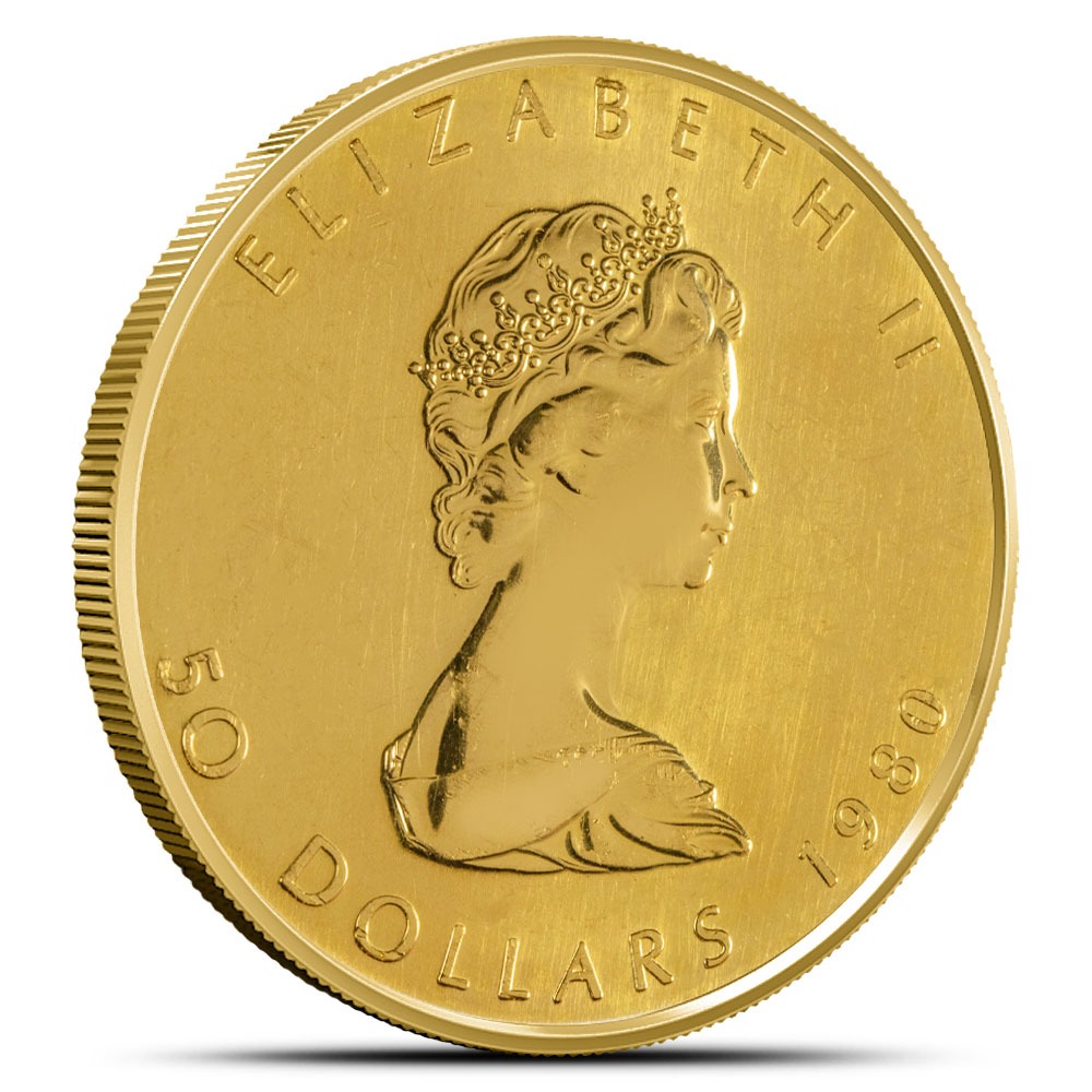 1980 1 oz Canadian Gold Maple Leaf Coin - Image 2