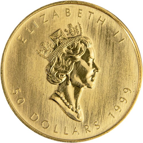 1999 1 oz Canadian Gold Maple Leaf Coin - Image 2
