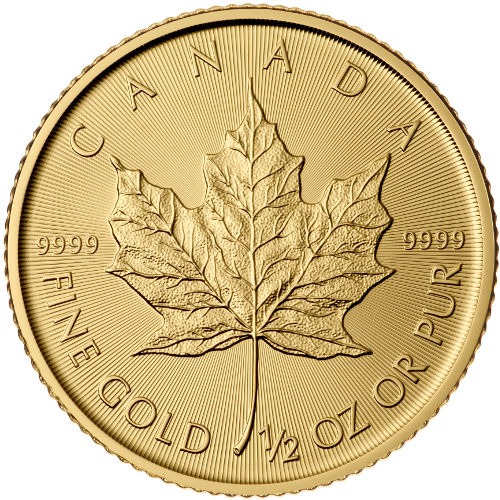 2015 1/2 oz Canadian Gold Maple Leaf