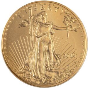 2016 1 oz Burnished American Gold Ea