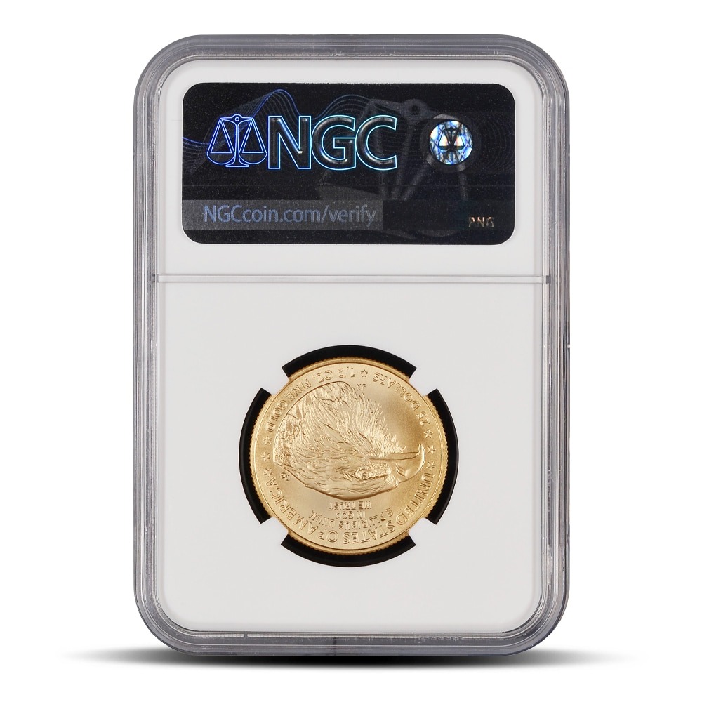 2021 1/2 oz American Gold Eagle Coin NGC MS70 FDOI (Type 2) - Image 2
