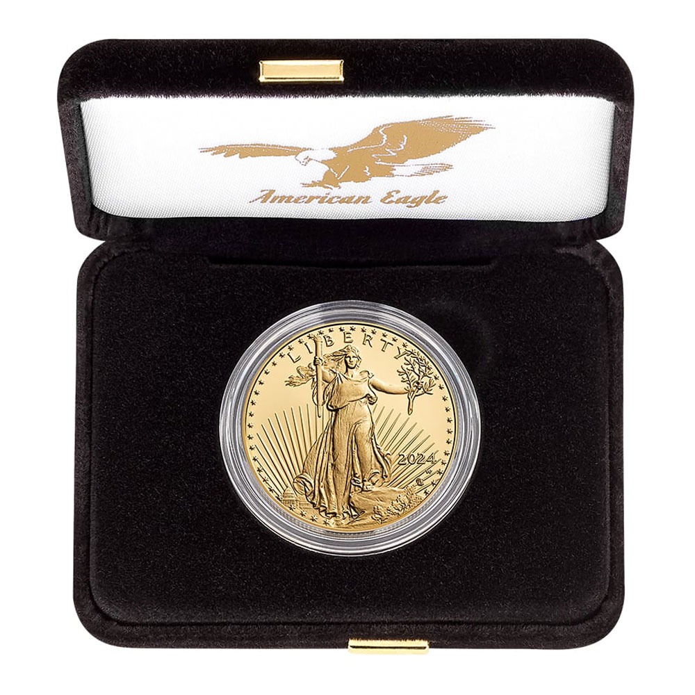 2024-W 1 oz Proof American Gold Eagle Coin (Box + CoA) - Image 3