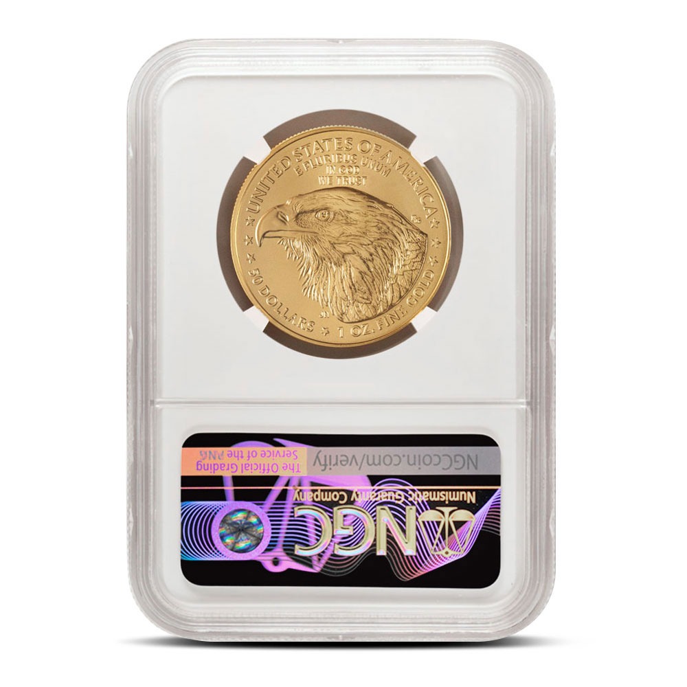 2025 1 oz American Gold Eagle Coin NGC MS70 ER - Image 2
