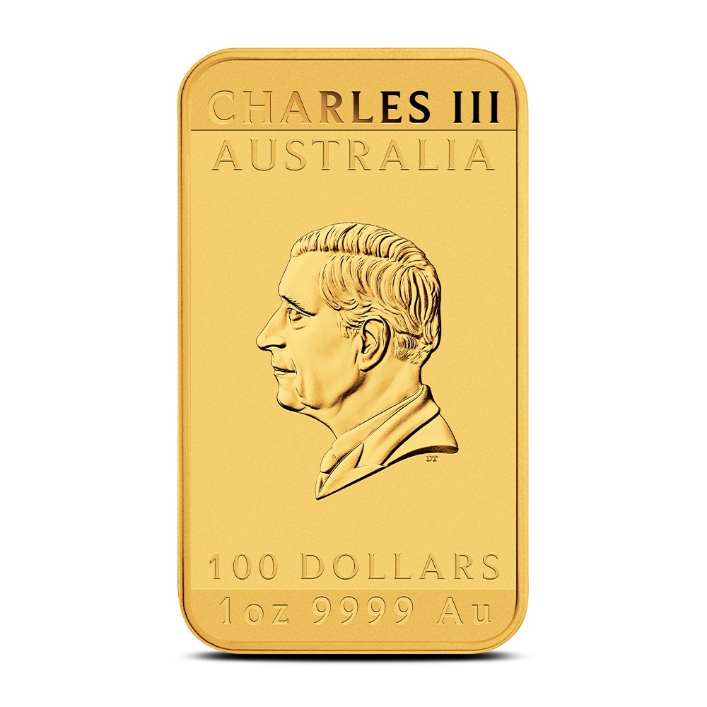 2025 1 oz Australian Rectangular Gold Dragon Coin (BU) - Image 2