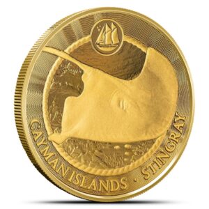1 oz Cayman Islands Gold Sea Life St