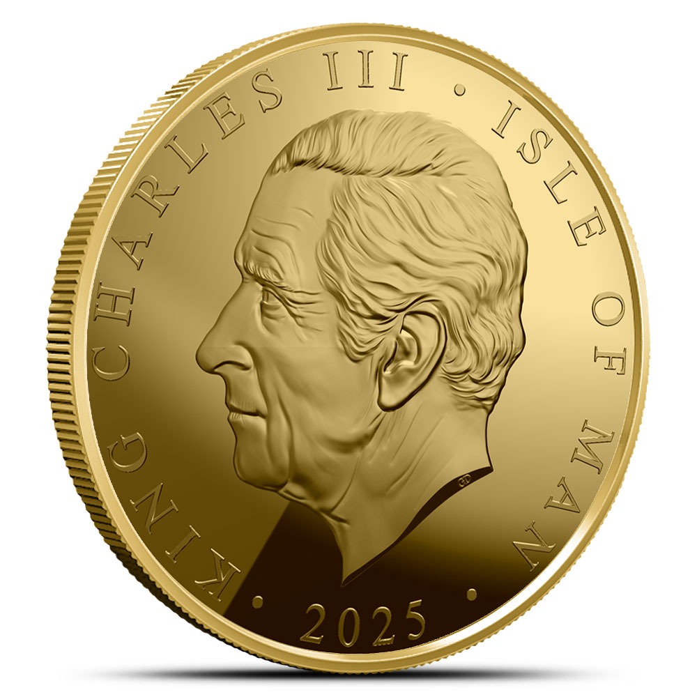 2025 1 oz Isle of Man Gold Angel Coin - Image 2