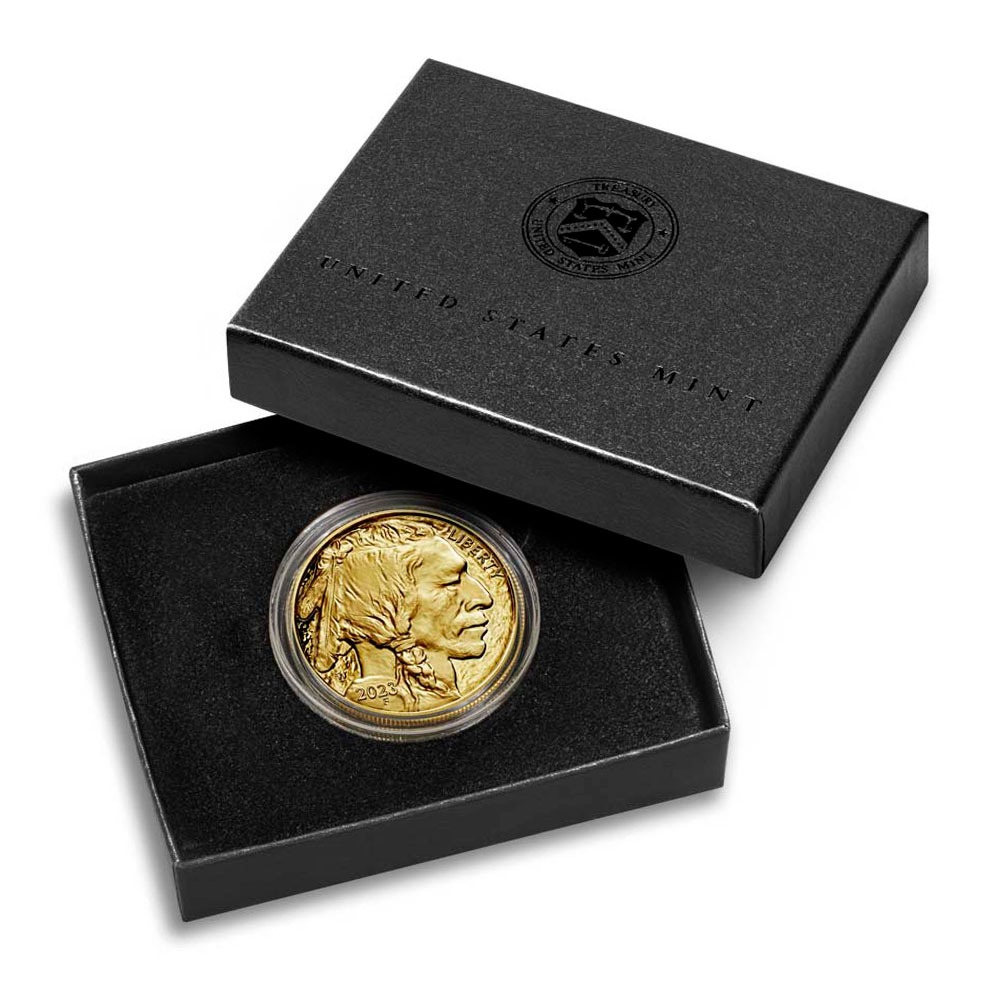 2023-W 1 oz Proof American Gold Buffalo Coin (Box + CoA) - Image 5