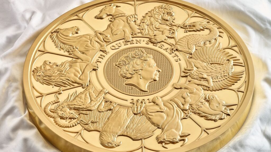 Gold Queen's Beasts