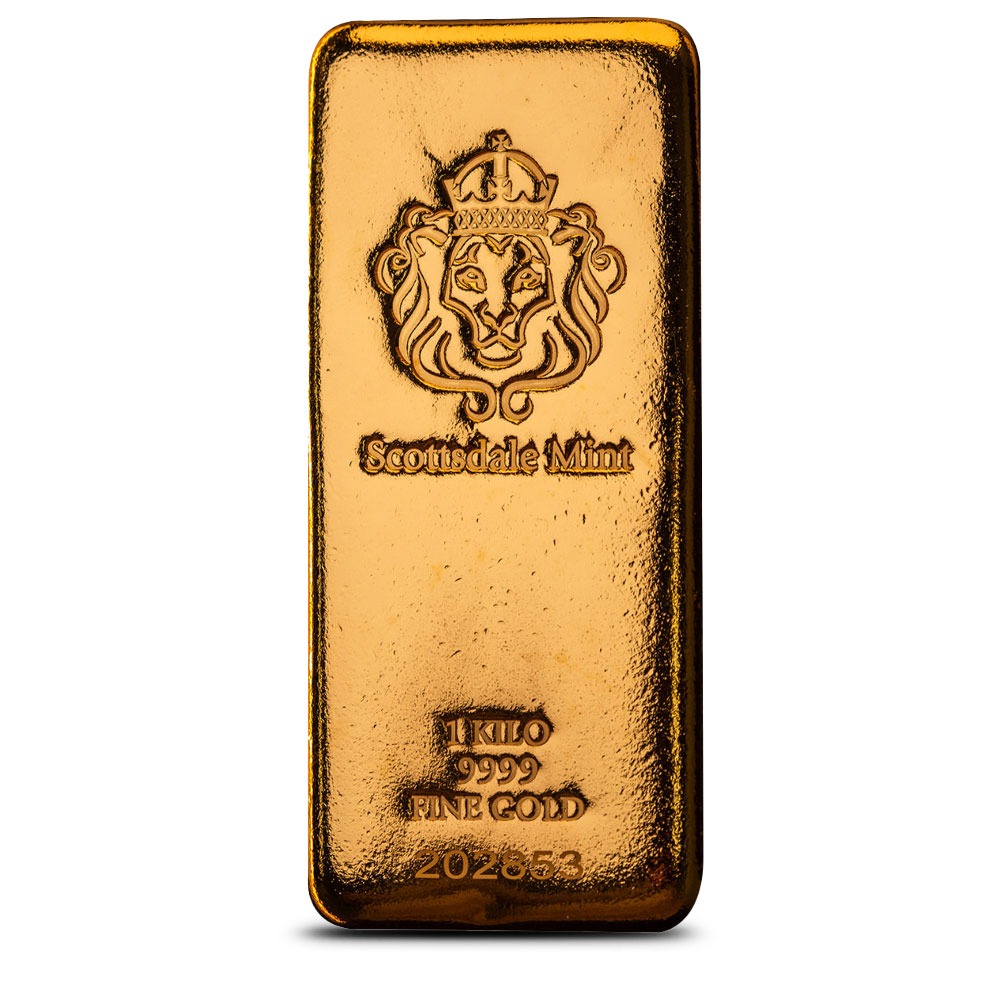 Buy 1 Kilo Scottsdale Mint Gold Bars (New) - Image 3
