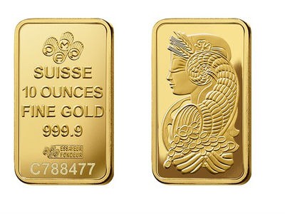 10 Ounce PAMP Lady Fortuna Gold Bar