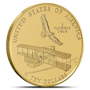 $10 US Mint Commemorative Gold Coin (Random Year, Varied Condition)