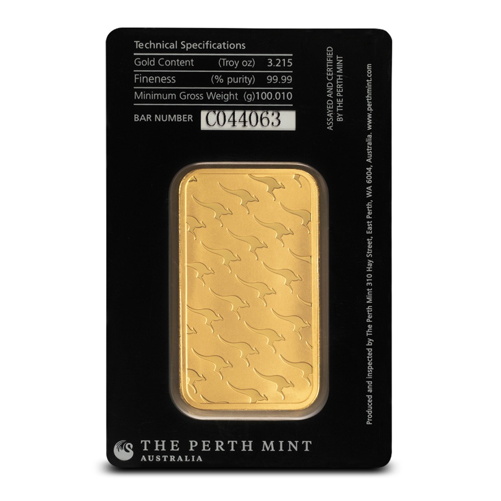 Buy 100 Gram Perth Mint Gold Bar (New w/ Assay) - Image 2