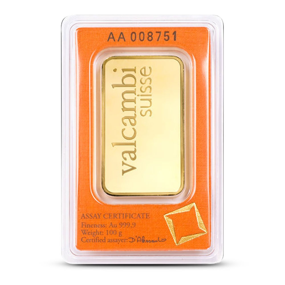 Buy 100 Gram Valcambi Gold Bar (New w/ Assay) - Image 2