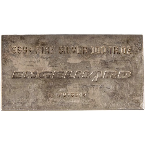 100 oz Engelhard Silver Bars (Secondary Market) - Image 4