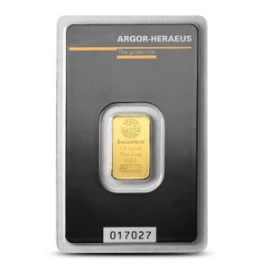 Buy 1/4 oz Argor Heraeus Gold Bars