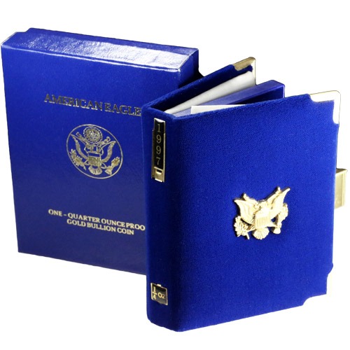 1/4 oz Proof American Gold Eagle Coin (Random Year, Box + CoA) - Image 4