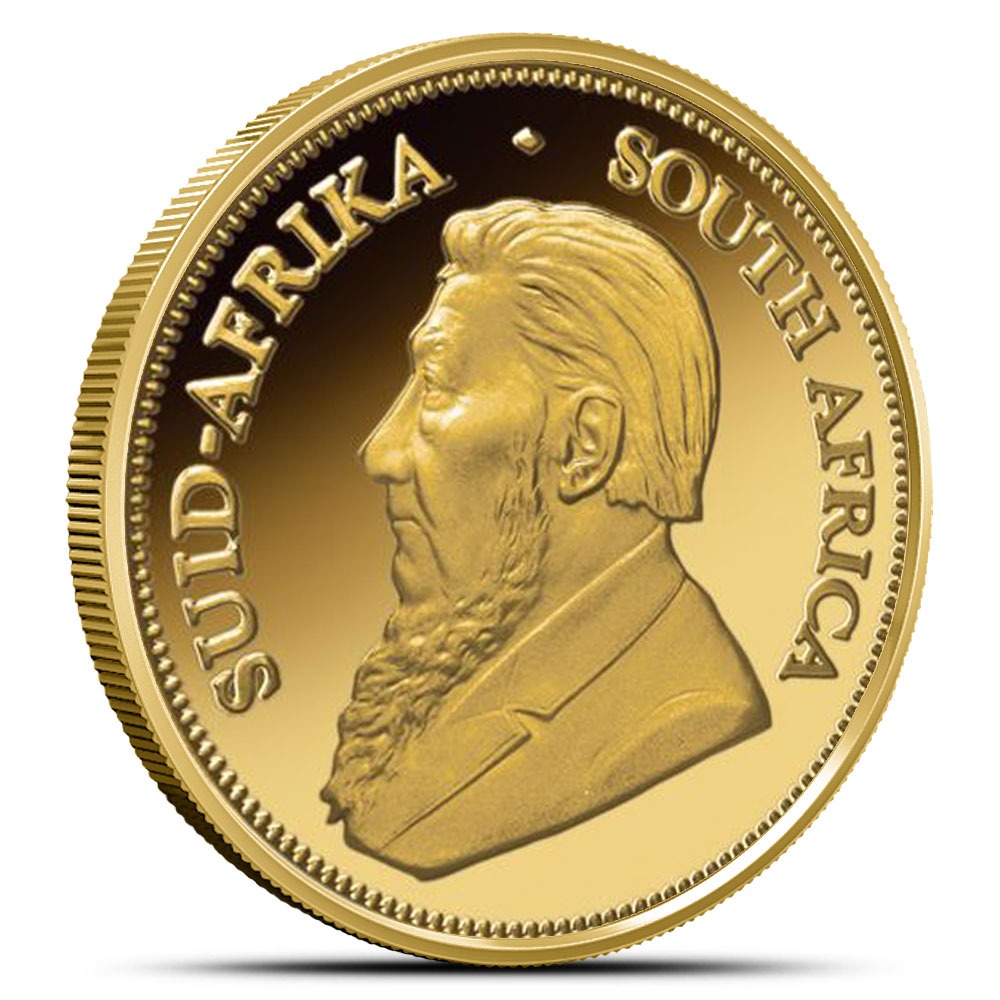 1/4 oz South African Gold Krugerrand Coin (Random Year, BU) - Image 2
