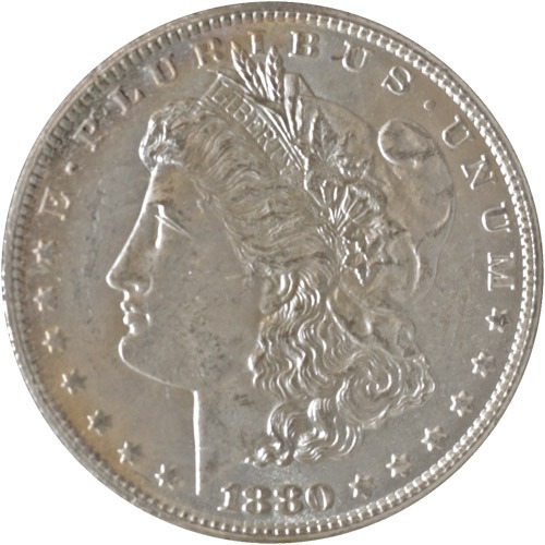 1880-CC Morgan Silver Dollar Coin (GSA) - Image 2
