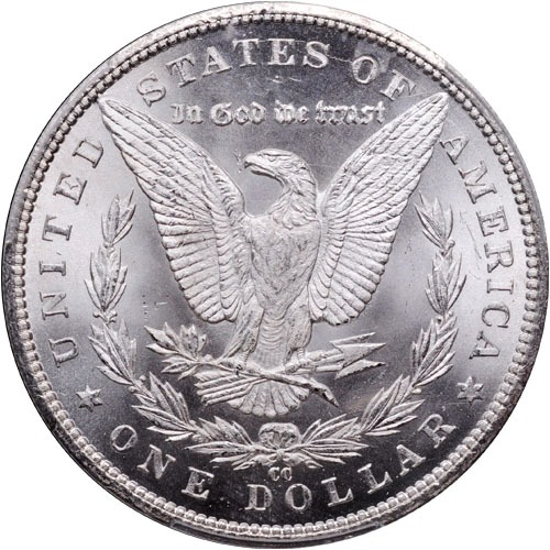 1880-CC Morgan Silver Dollar Coin (GSA) - Image 3