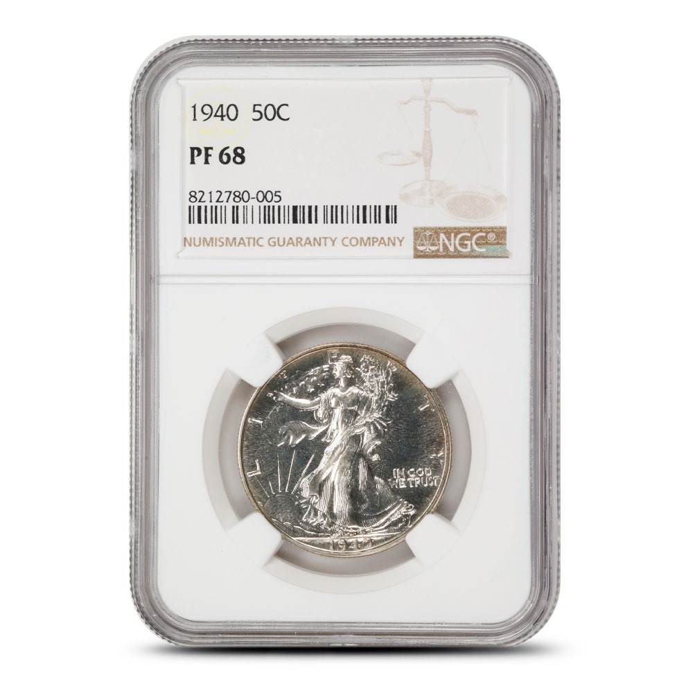 1940 Proof Walking Liberty Half Doll
