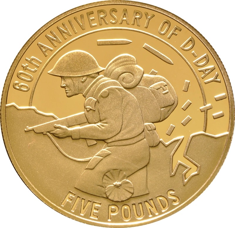 The 60th Anniversary of D-Day Channel Islands 3-coin Gold Proof Set 1944-2004 Boxed - Image 3