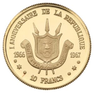 Buy 1967 Burundi Proof Gold Coin Set Boxed