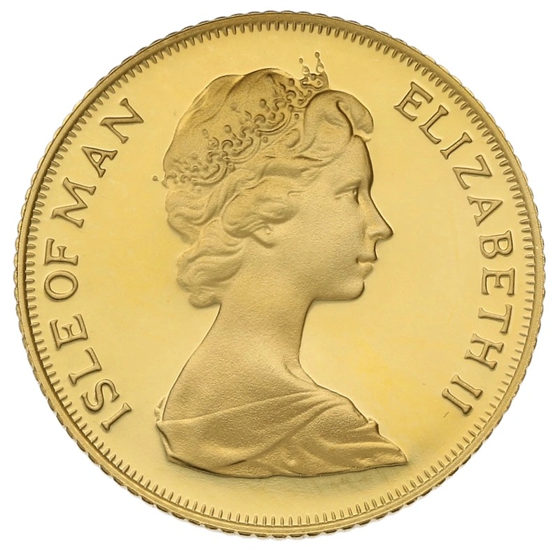 1973 Proof Isle of Man Gold Sovereign 4 Coin Set Boxed - Image 2