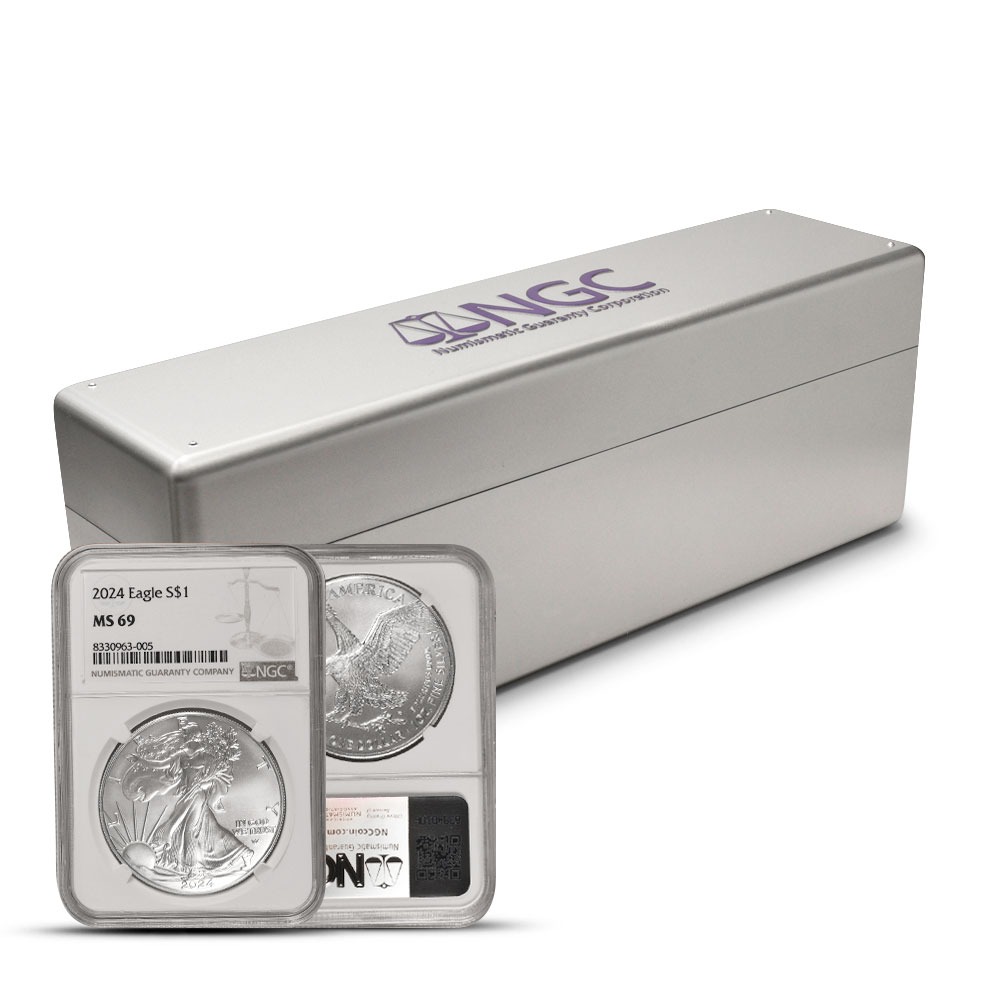 1986-2025 American Silver Eagle 41-Coin Set NGC MS69 - Image 3