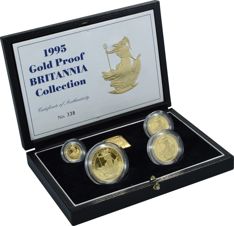 1995 Proof Gold Britannia 4 Coin Set