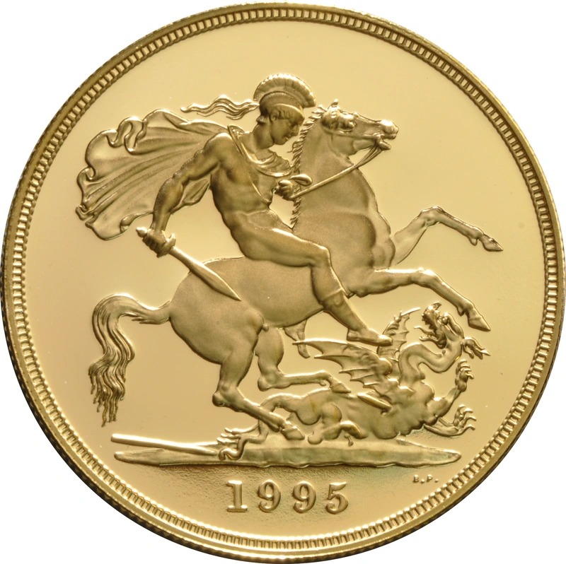 1995 Proof Gold Sovereign 4 Coin Set Boxed - Image 2