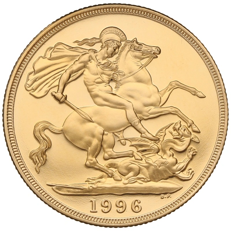 1996 Proof Gold Sovereign 4 Coin Set Boxed - Image 3