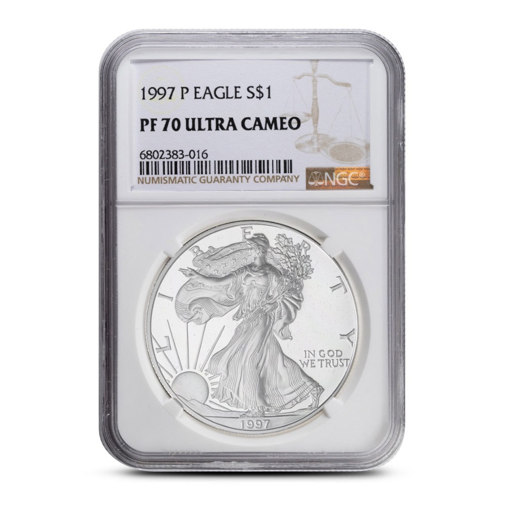 1997-P 1 oz Proof American Silver Ea