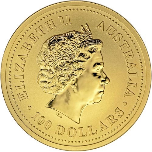 2002 1 oz Australian Gold Lunar Horse Coin (BU) - Image 2