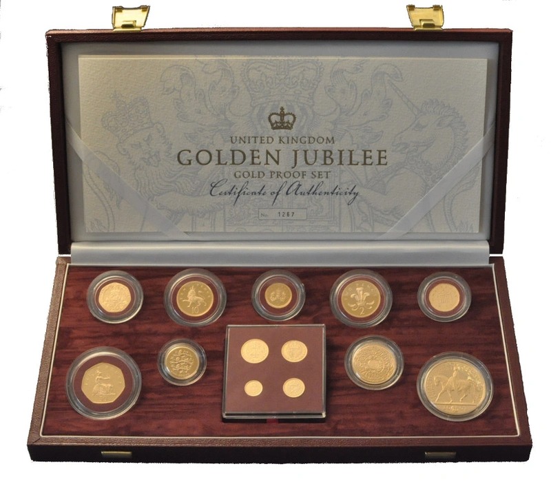 2002 Golden Jubilee Gold Proof Coin