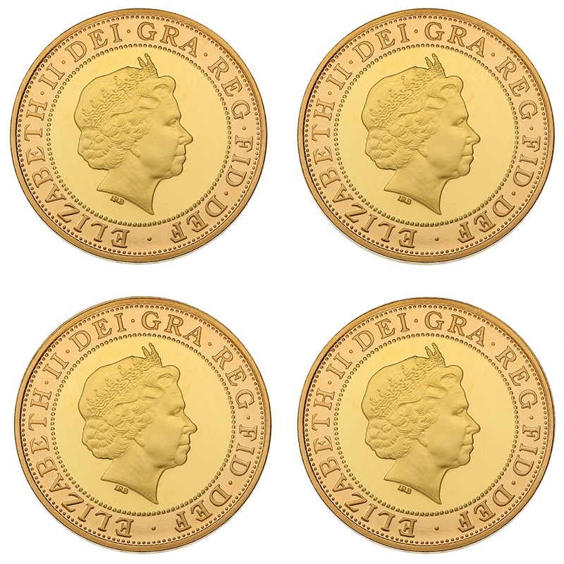 2002 Proof £2 Gold 4 Coin Set Commonwealth Games Collection Boxed - Image 3