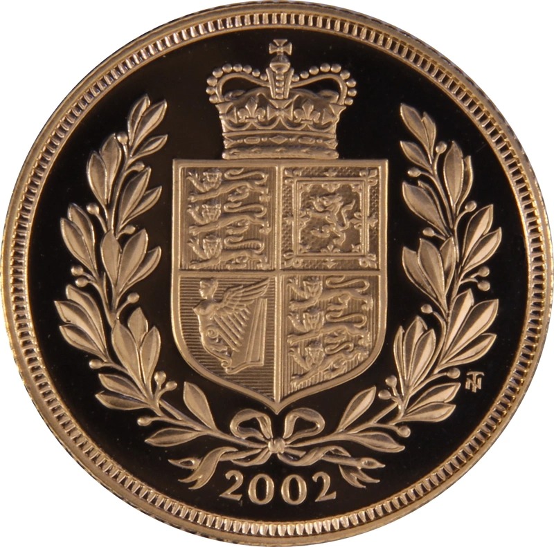 2002 Proof Gold Sovereign 4 Coin Set Boxed - Image 3