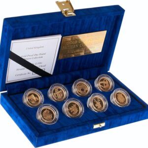 Proof Gold £1 Pound Coin Set Heraldi