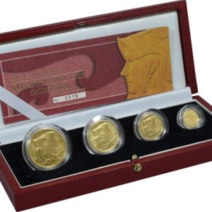 2003 Proof Gold Britannia 4 Coin Set