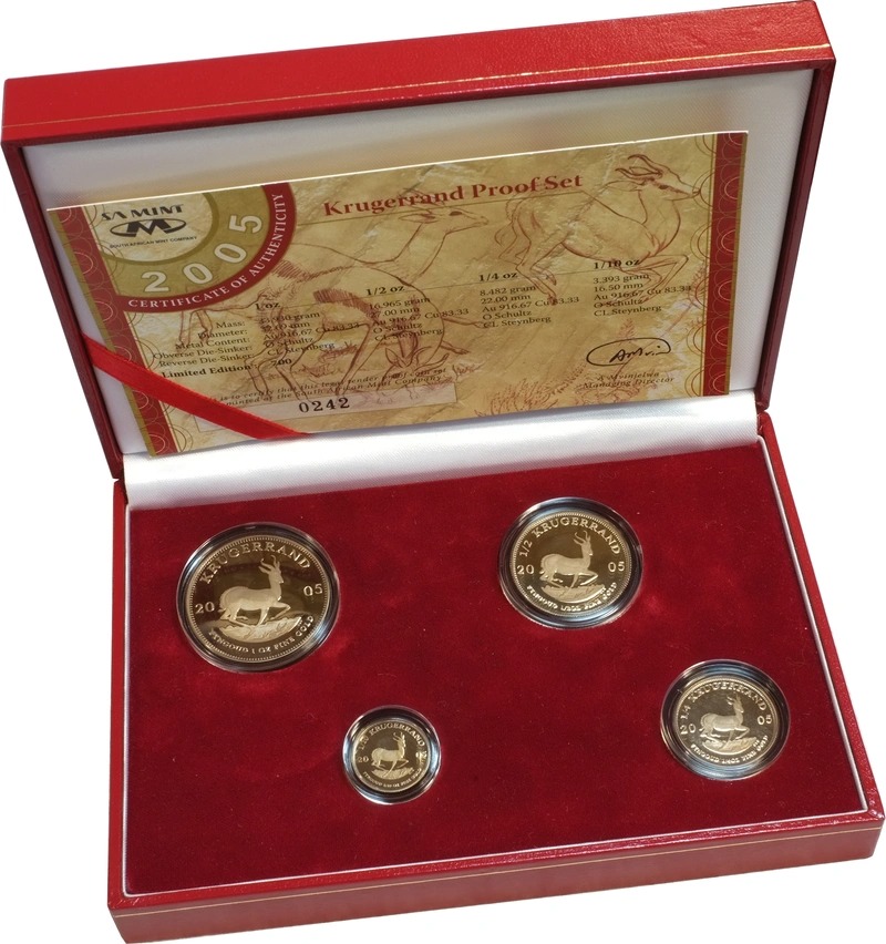 2005 Proof Krugerrand Gold Coin 4 Co