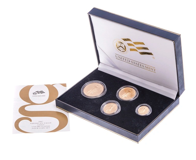 2007 Gold Eagle Uncirculated 4 Coin