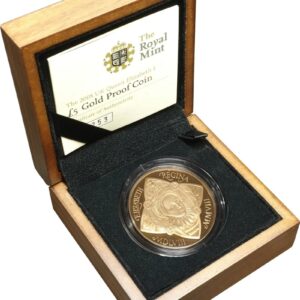 2008 Proof Gold Crown £5 Coin Queen