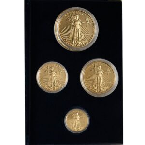 2008-W 4-Coin Proof American Gold Eagle Set (Box + CoA)