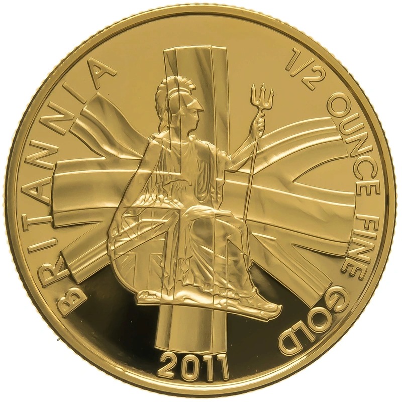 2011 Proof 1/2 oz Gold Britannia Coi