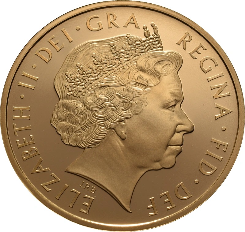 2011 Proof Gold £5 Coin Quintuple Sovereign HRH Prince Philip - Image 2