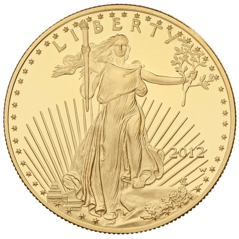 2012 1 oz Proof American Eagle Gold Coin Boxed - Image 2