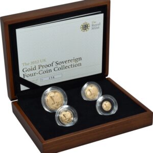 2012 Proof Gold Sovereign 4 Coin Set