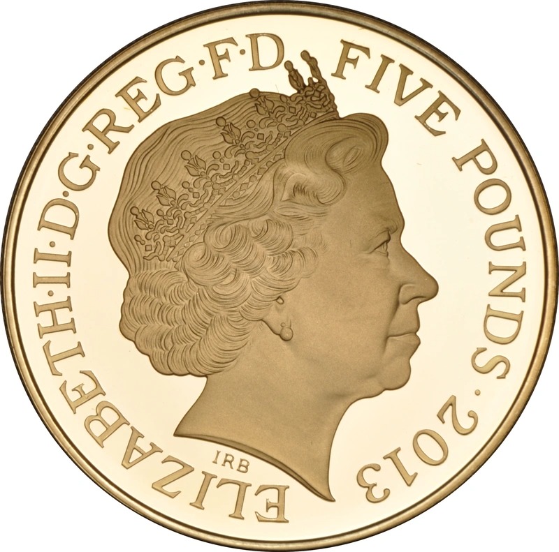 2013 Proof Gold Crown £5 Coin 60th Anniversary of the Queen's Coronation Boxed - Image 2