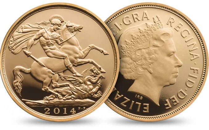 2014 Proof Gold Sovereign Premium 3 Coin Set Boxed - Image 2